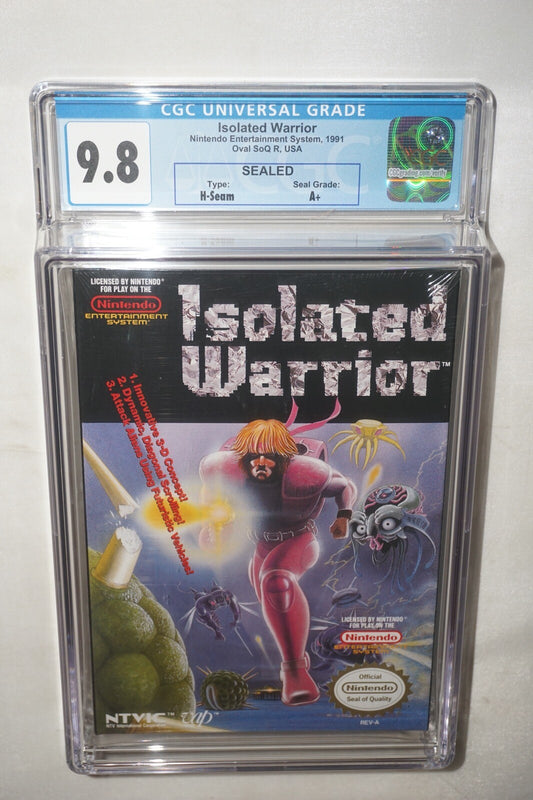 Isolated Warrior (Nintendo NES) CGC 9.8 A+ NEW Sealed