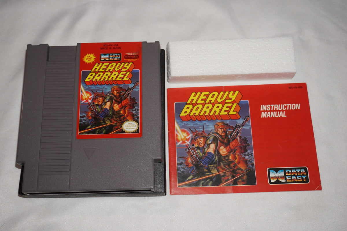 Heavy Barrel (Nintendo NES) Complete in Box CIB