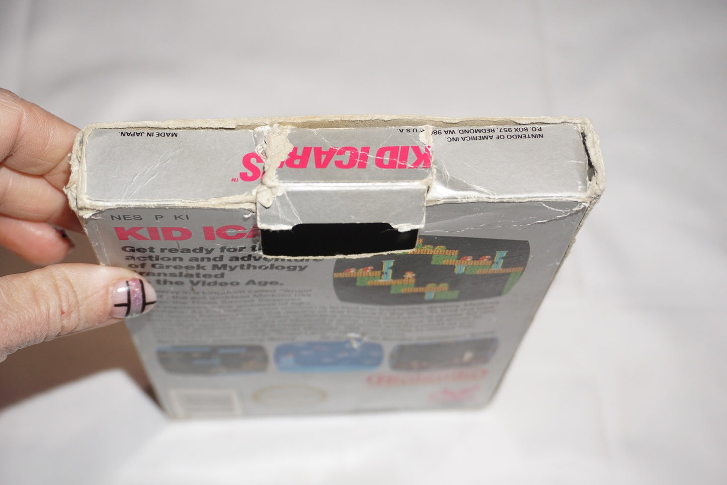 Kid Icarus 5 Screw Hangtab (Nintendo NES) Complete in Box CIB