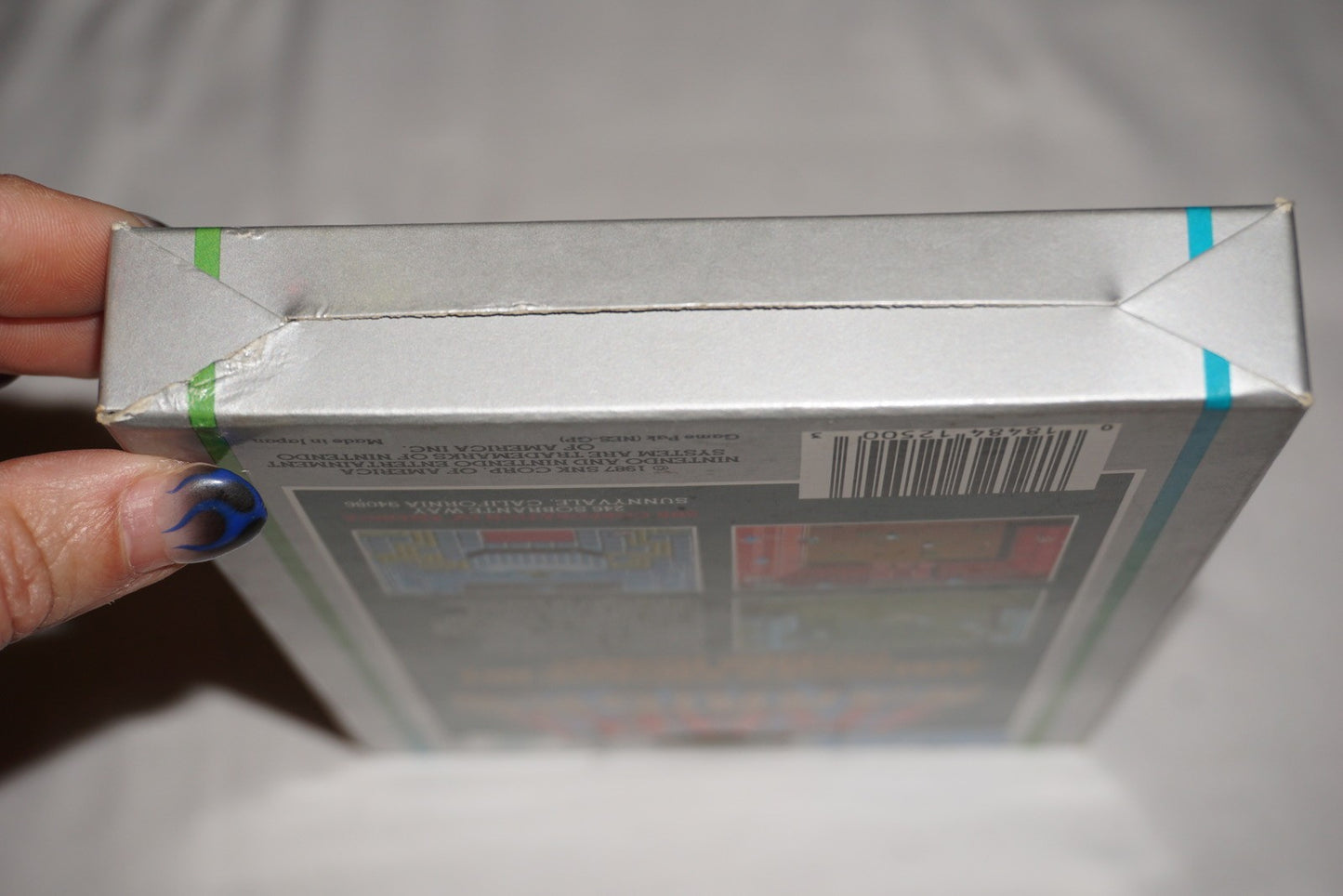 Ikari Warriors 1 Hangtab 5 Screw (Nintendo NES) Complete in Box CIB