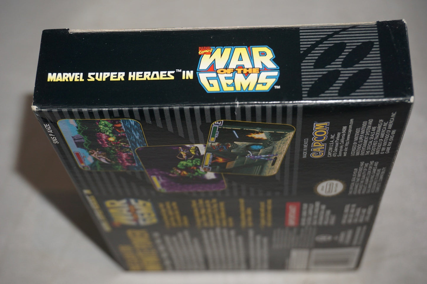 Marvel Super Heroes: War of Gems (Super Nintendo SNES) Complete w/ Reg Card CIB