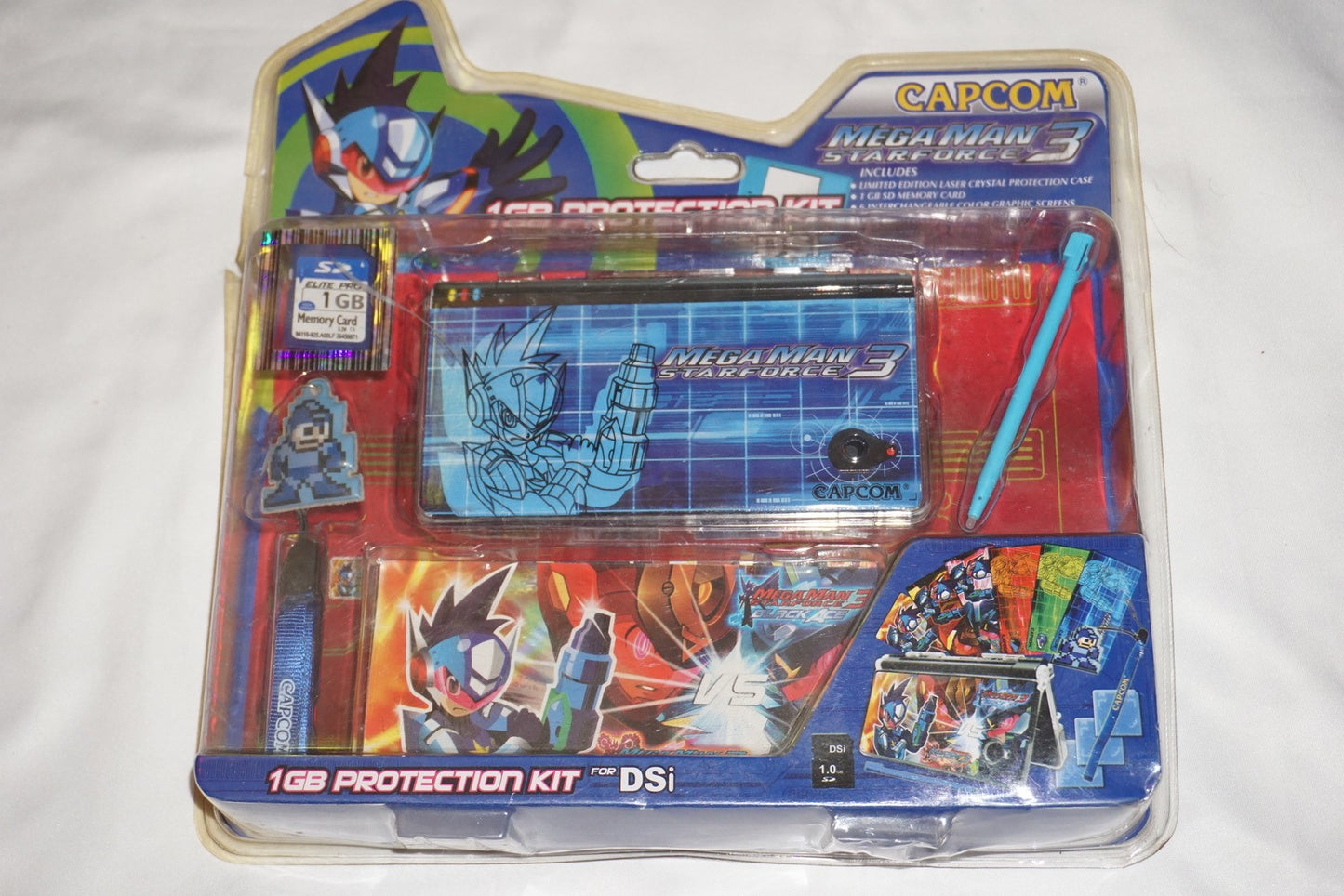 Mega Man Star Force 3 1gb Protection Kit (Nintendo DSi) NEW Sealed Eagle Capcom