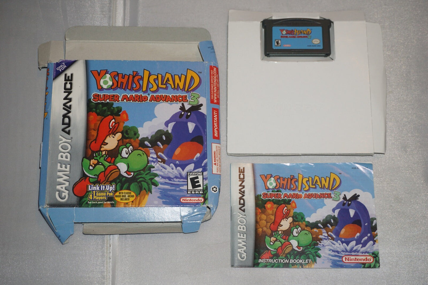 Yoshi's Island (Nintendo Gameboy Advance Game Boy GBA) Complete CIB