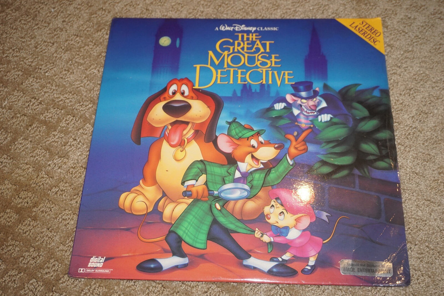 Great Mouse Detective LaserDisc NEW Sealed
