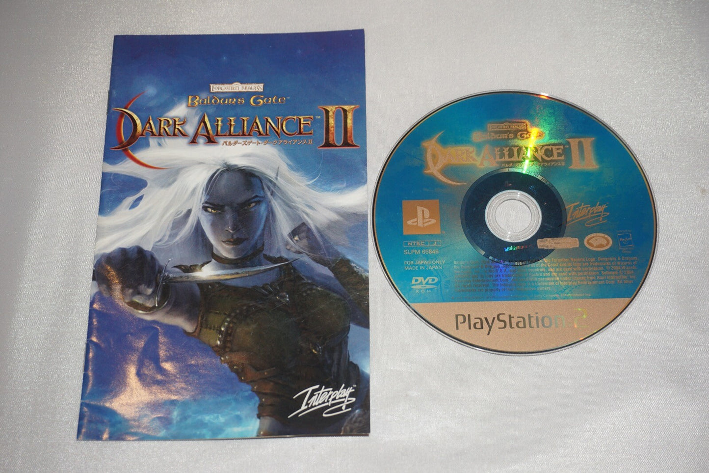 Baldur's Gate Dark Alliance II (Playstation 2 ps2) w/ Manual JAPAN