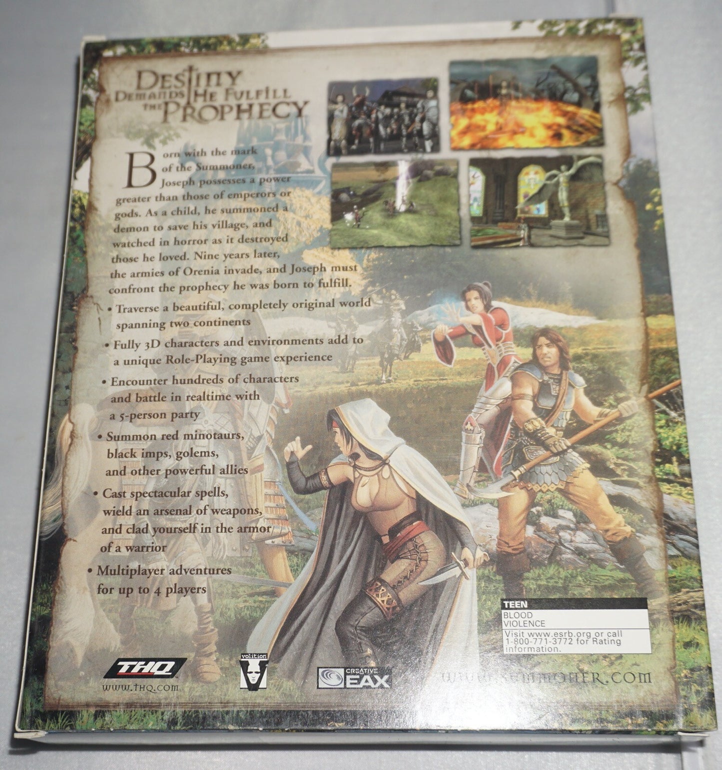 Summoner (PC) Complete in Big Box CIB