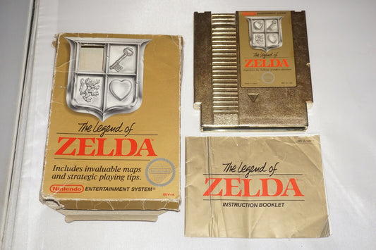 Legend Of Zelda (Nintendo NES) Complete in Box CIB #3