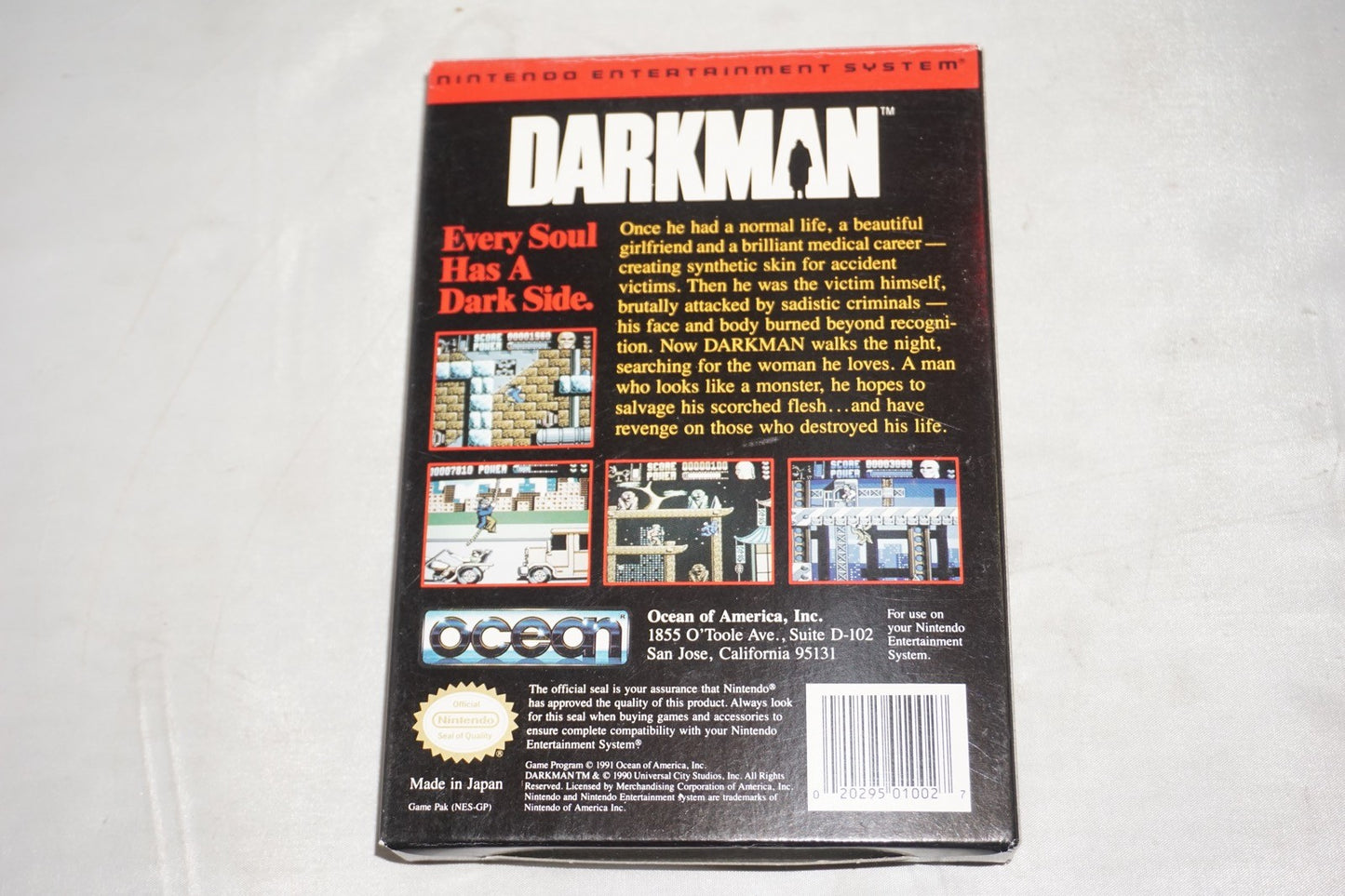 Darkman (Nintendo NES) Complete in Box CIB