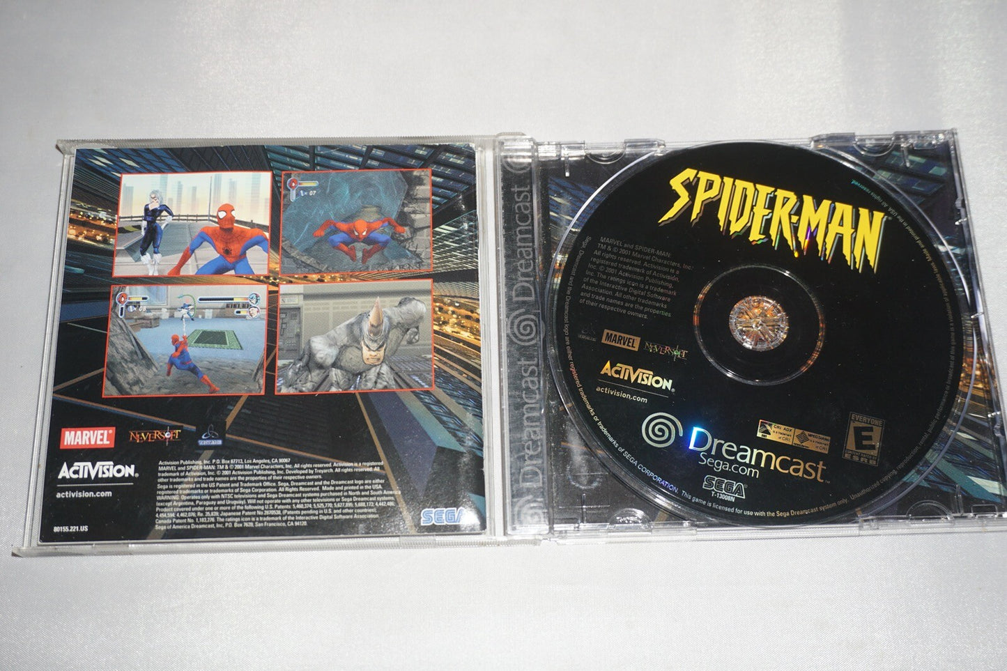 Spider-Man (Sega Dreamcast) Complete w/ Reg Card