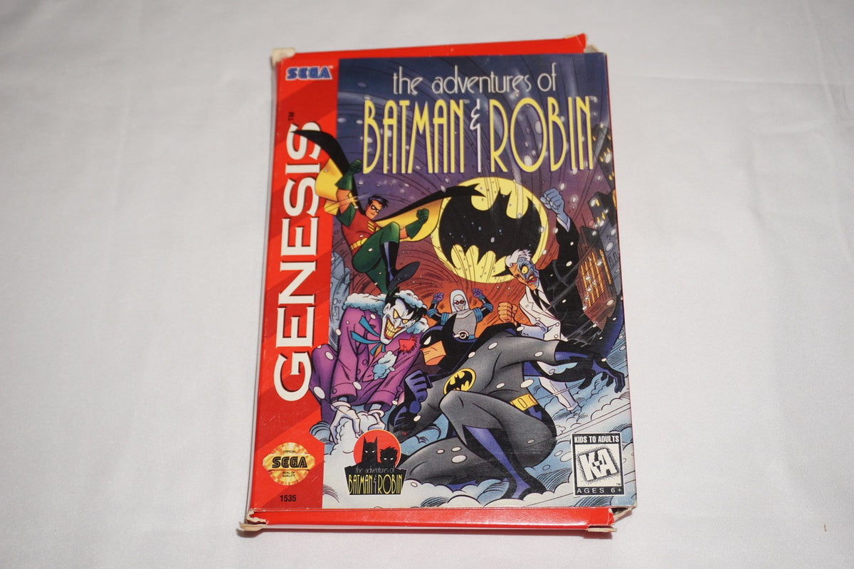 Adventures of Batman & Robin (Sega Genesis) Complete in Box CIB