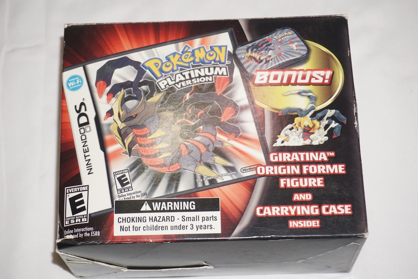 Pokemon Platinum Nintendo DS NEW w/ Giratina Figure Carrying Case Not for Resale