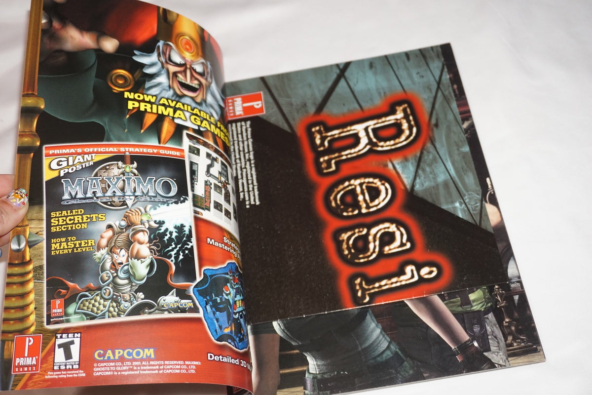 Resident Evil 1 Prima Strategy Guide Gamecube w/ Poster Secrets