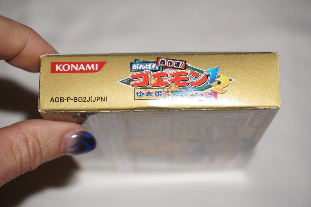 Ganbare Goemon 1 & 2 Kessakuse (Game Boy Advance GBA GameBoy) Complete CIB Japan