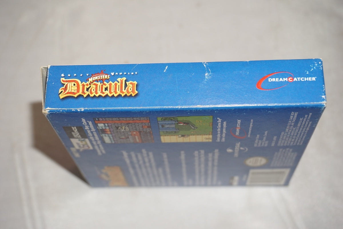 Dracula Crazy Vampire Gameboy Color Game Boy Complete w/ Reg CIB Authentic
