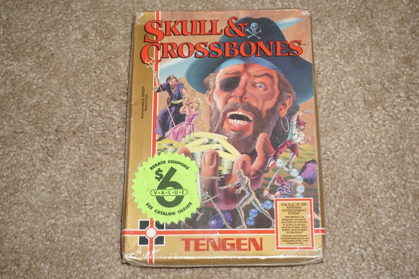 Skull & Crossbones (Nintendo NES) NEW Factory Sealed