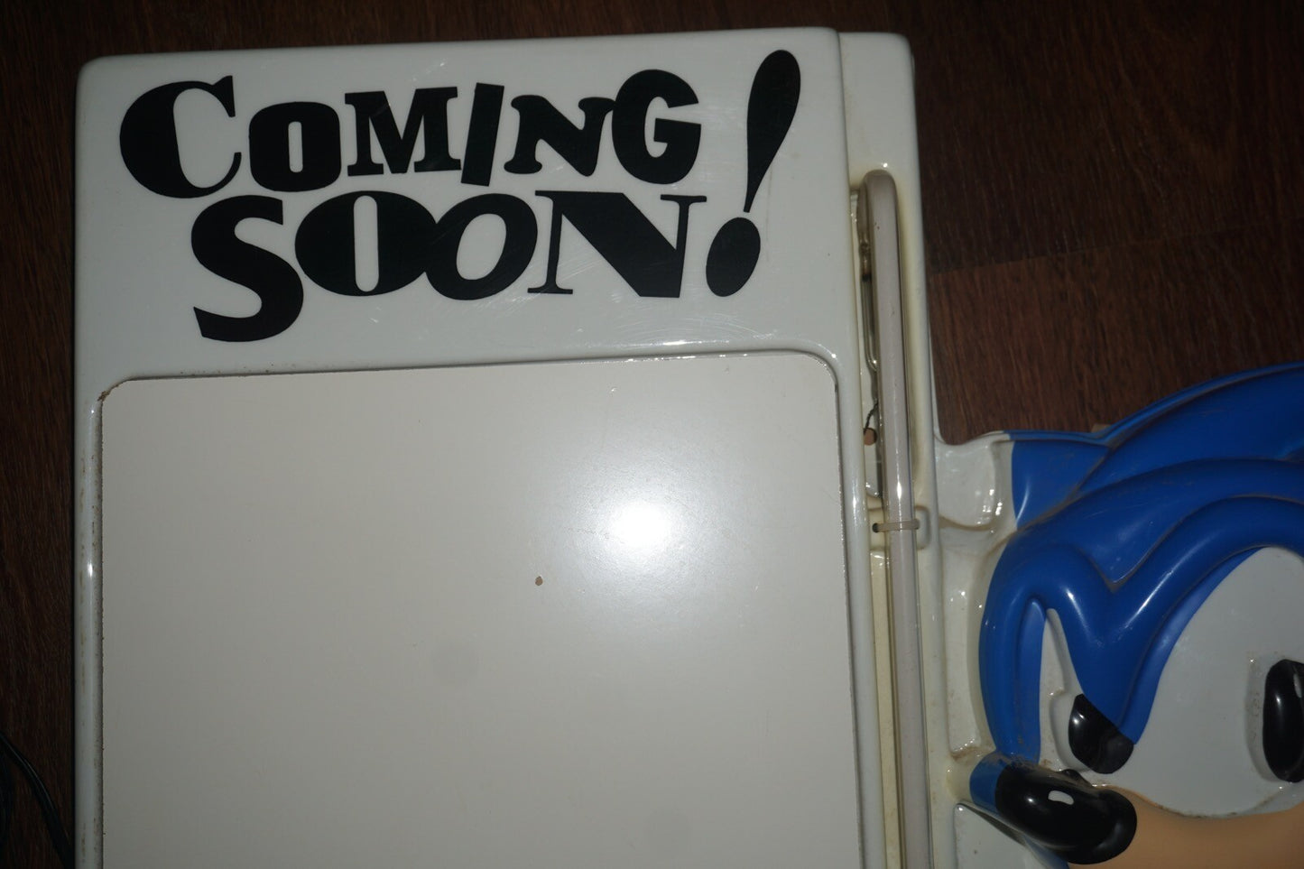 Sega Neon Coming Soon Dry Erase Board Display Promo Light Up Sign