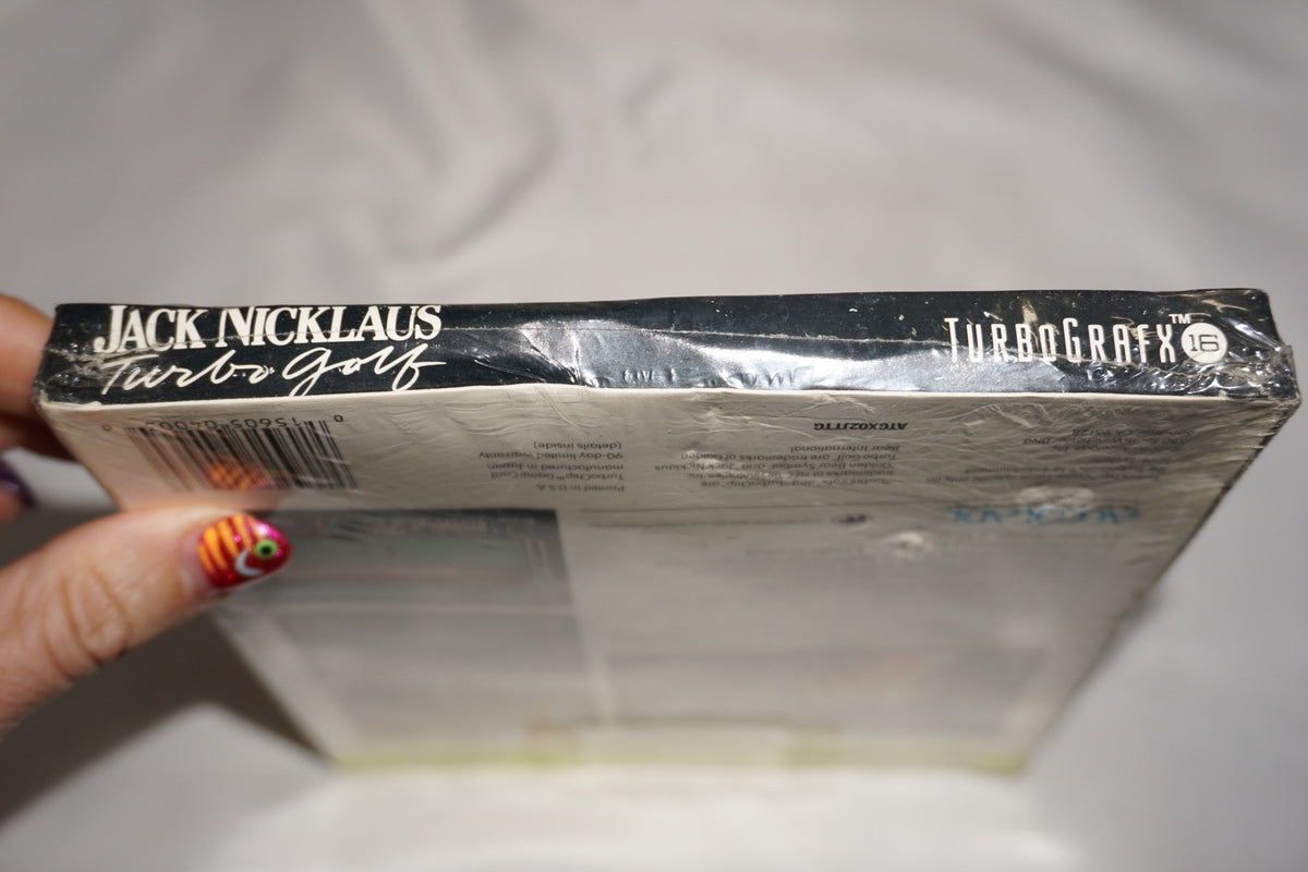 Jack Nicklaus' Turbo Golf (TurboGrafx 16 tg16 Turbo Grafx) NEW Sealed in Box