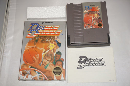 Double Dribble (Nintendo NES) Complete in Box CIB Near Mint