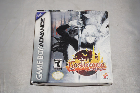 Castlevania Aria of Sorrow (Gameboy Advance GBA Game Boy) Complete CIB Authentic