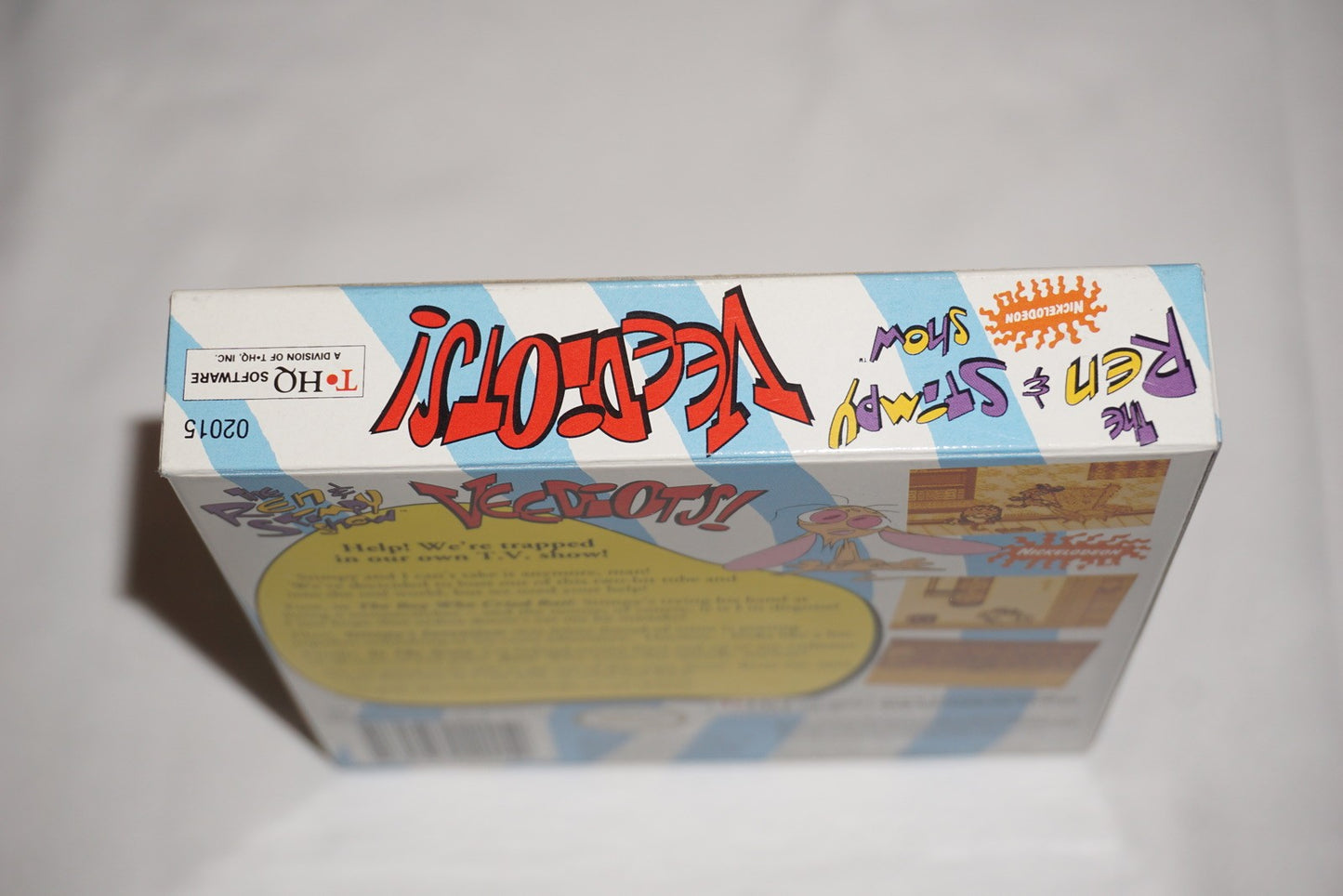 Ren & Stimpy Veediots (Nintendo Game Boy Gameboy) Complete in Box w/ Poster CIB