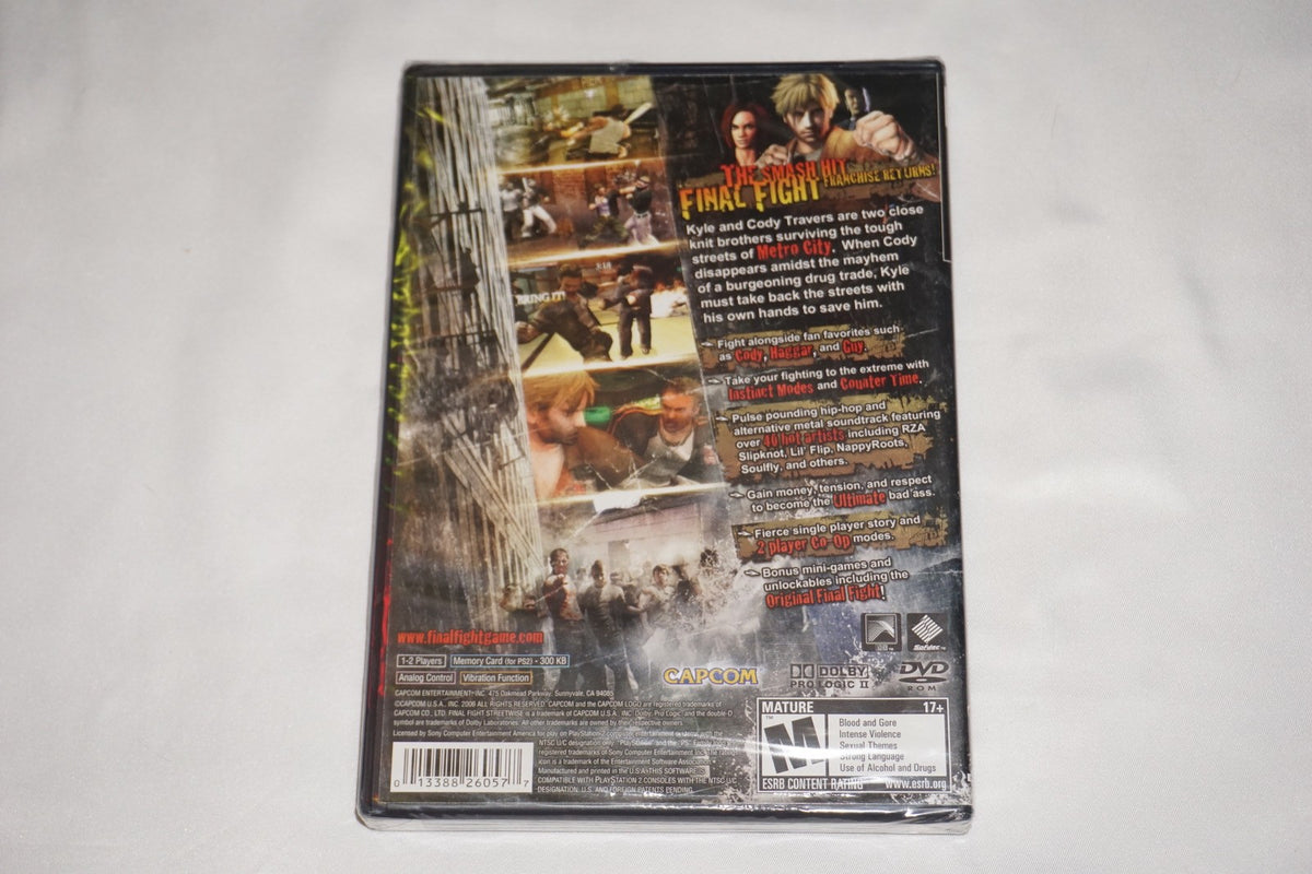 Final Fight Streetwise (Sony Playstation 2 ps2) NEW Sealed