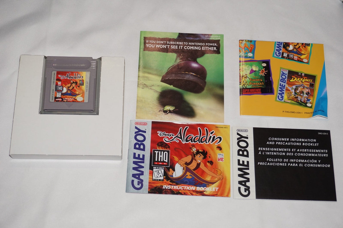 Aladdin (Nintendo Game Boy) Complete in Box CIB