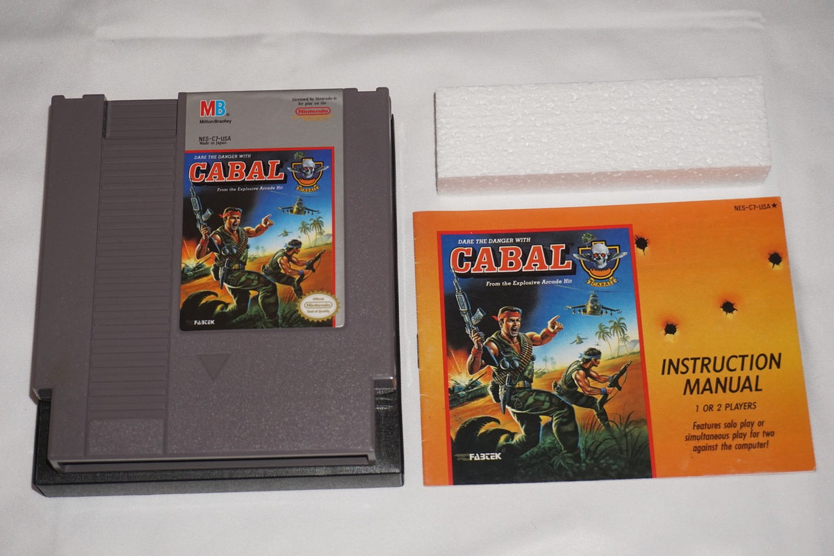 Cabal (Nintendo NES) Complete in Box CIB