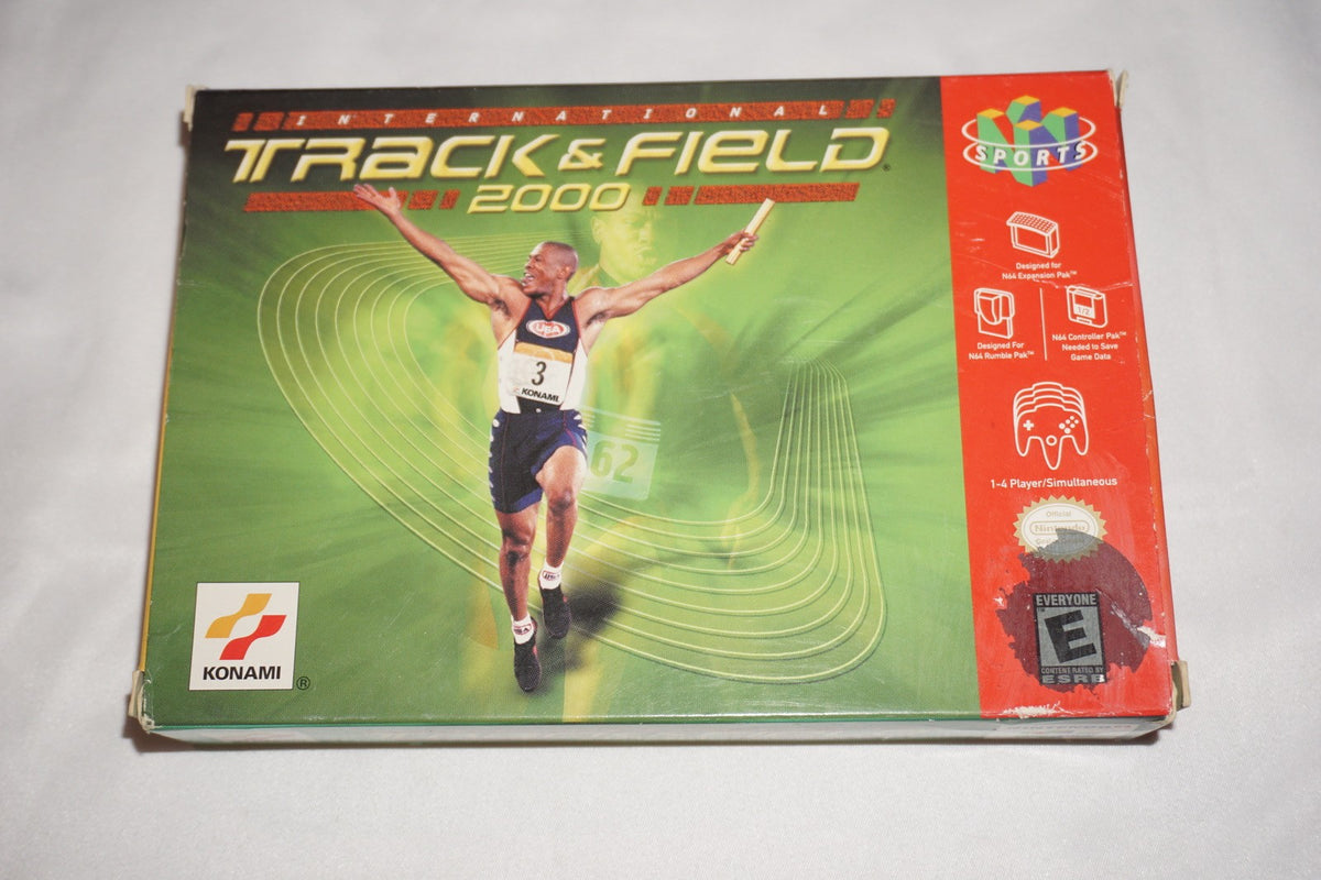 International Track & Field 2000 (Nintendo 64 N64) Complete in Box CIB