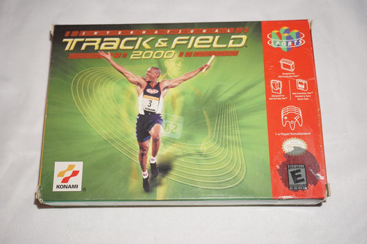 International Track & Field 2000 (Nintendo 64 N64) Complete in Box CIB