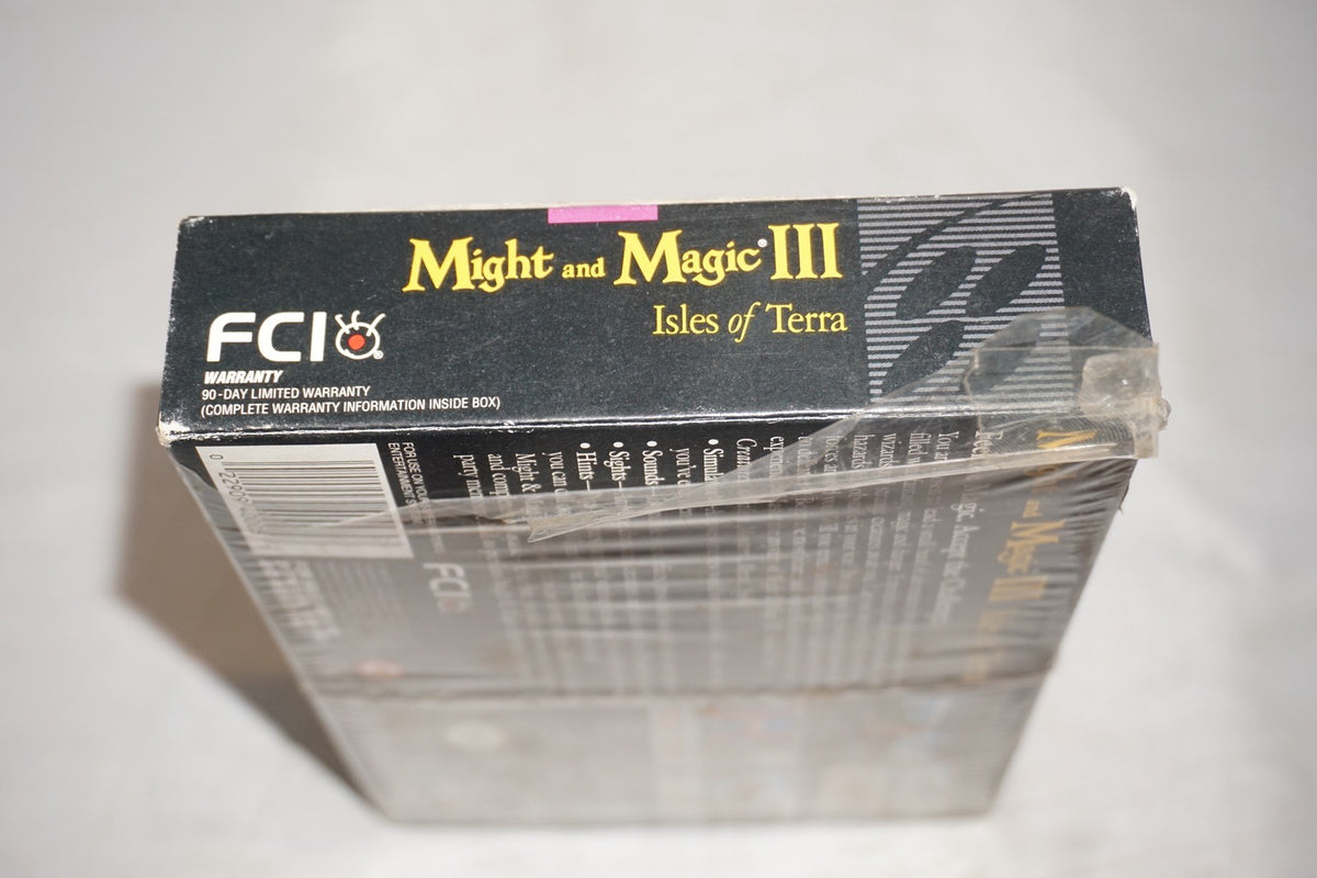 Might & Magic III: Isles of Terra 3 (Super Nintendo SNES) Complete in Box CIB