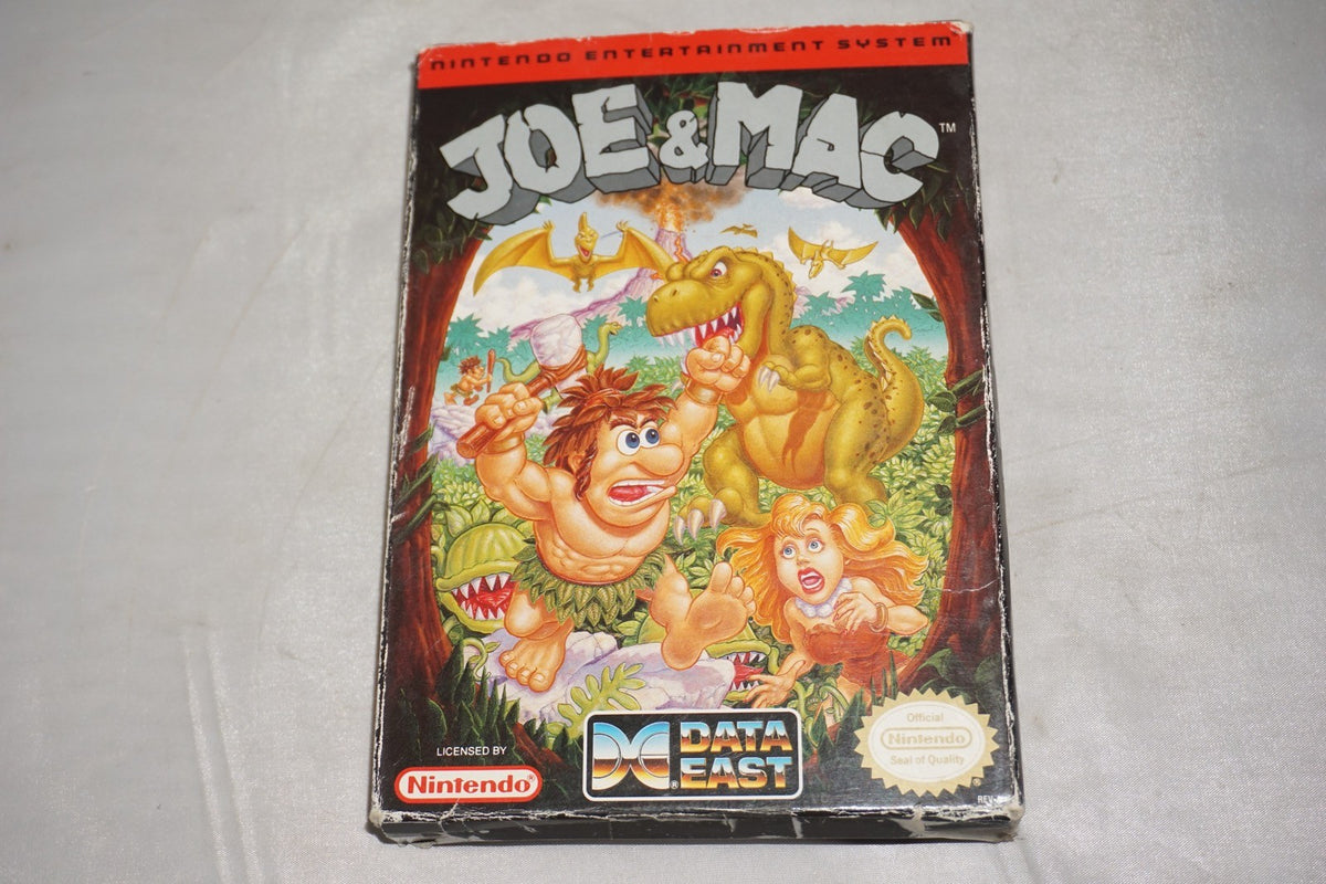 Joe & Mac 1 (Nintendo NES) Complete in Box CIB