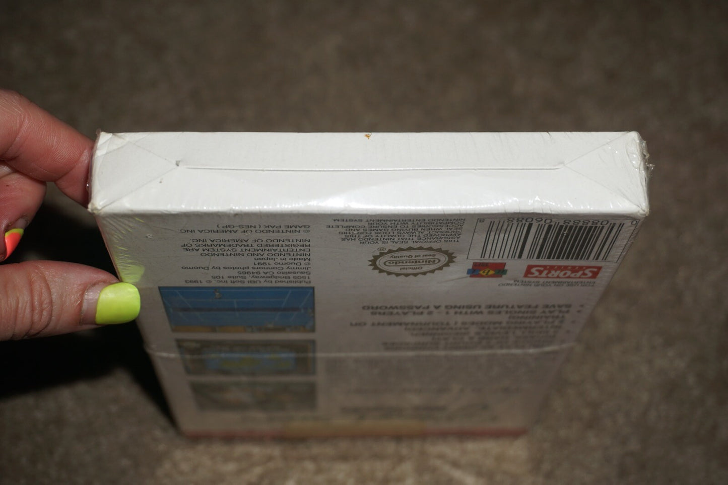 Jimmy Connors Tennis (Nintendo NES) NEW Factory Sealed