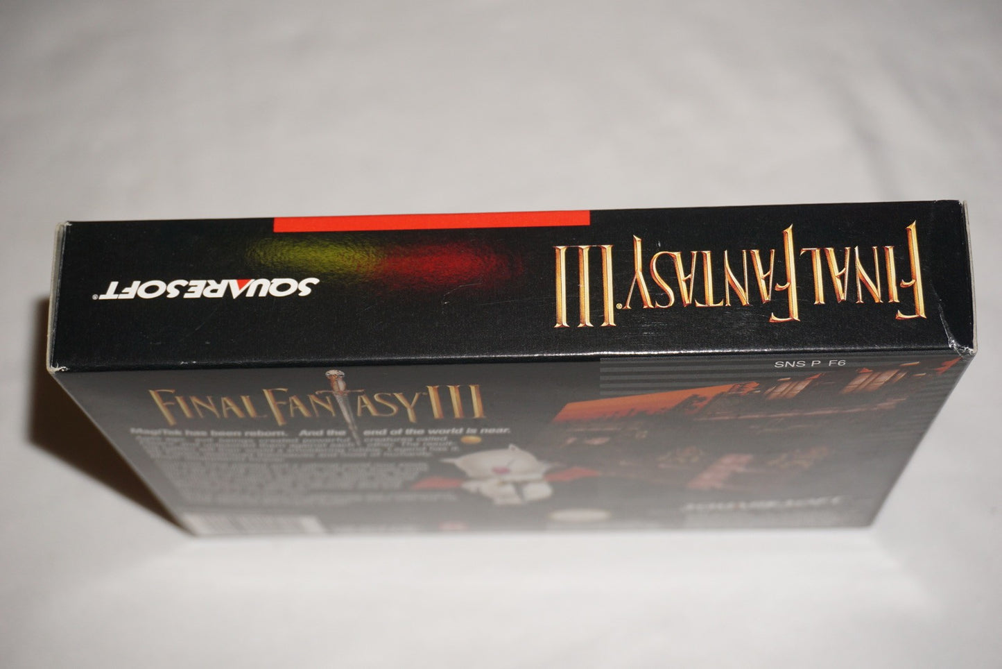 Final Fantasy III 3 (Super Nintendo SNES) Complete CIB w/Poster Map Reg CIB 100%