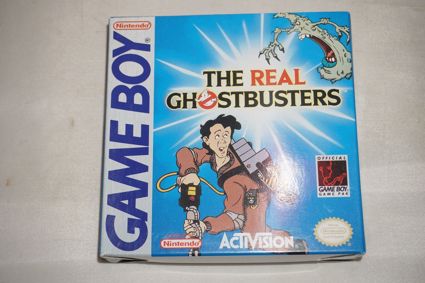 Real Ghostbusters (Nintendo Gameboy Game Boy GB) Complete CIB Authentic