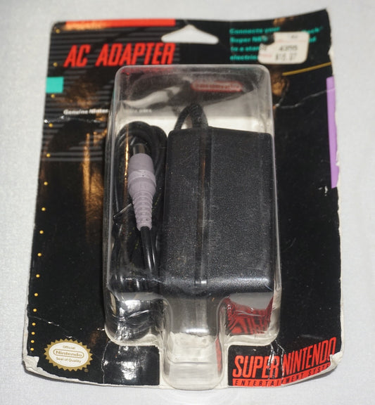 Ac Adapter (Super Nintendo SNES) NEW Sealed OEM Official