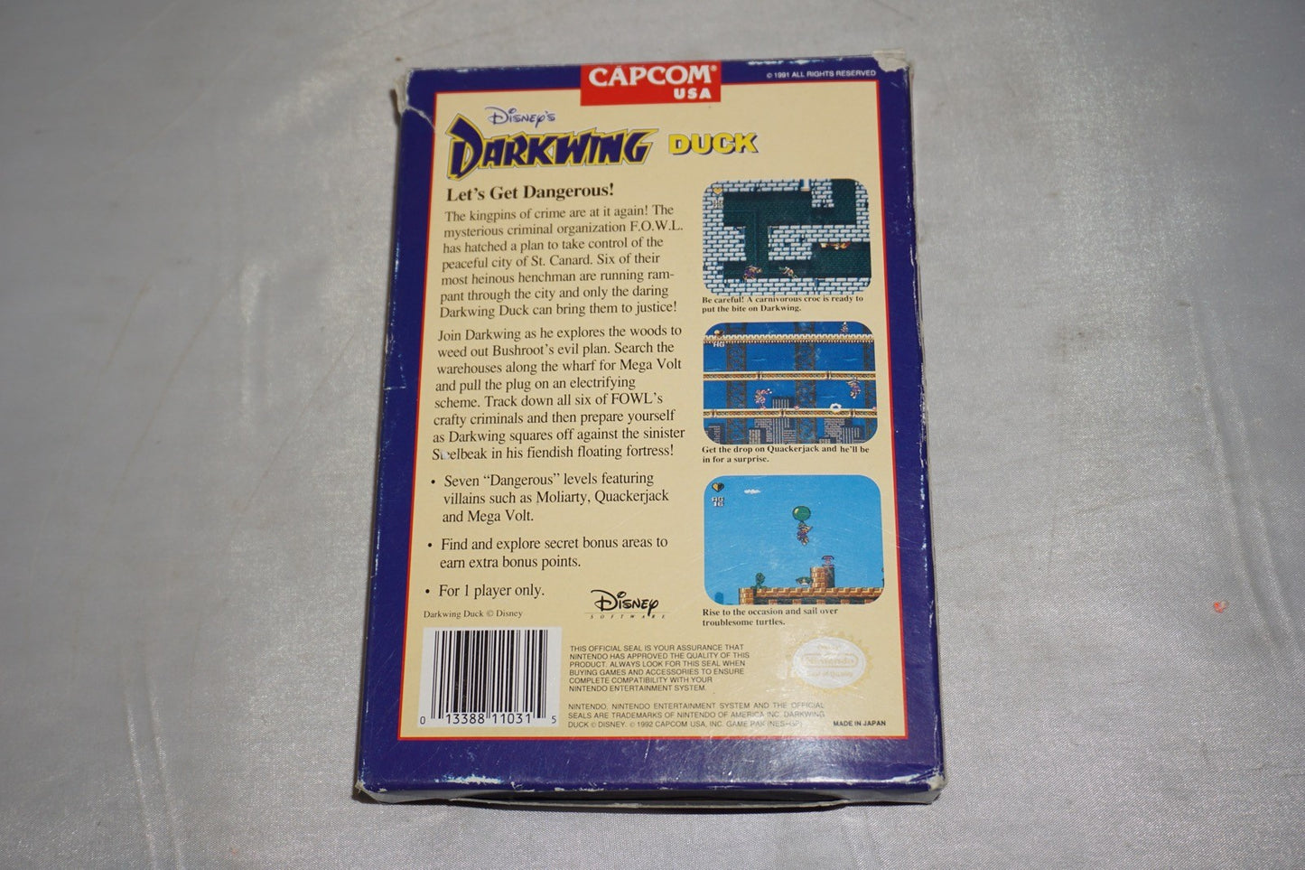 Darkwing Duck (Nintendo NES) Complete in Box CIB