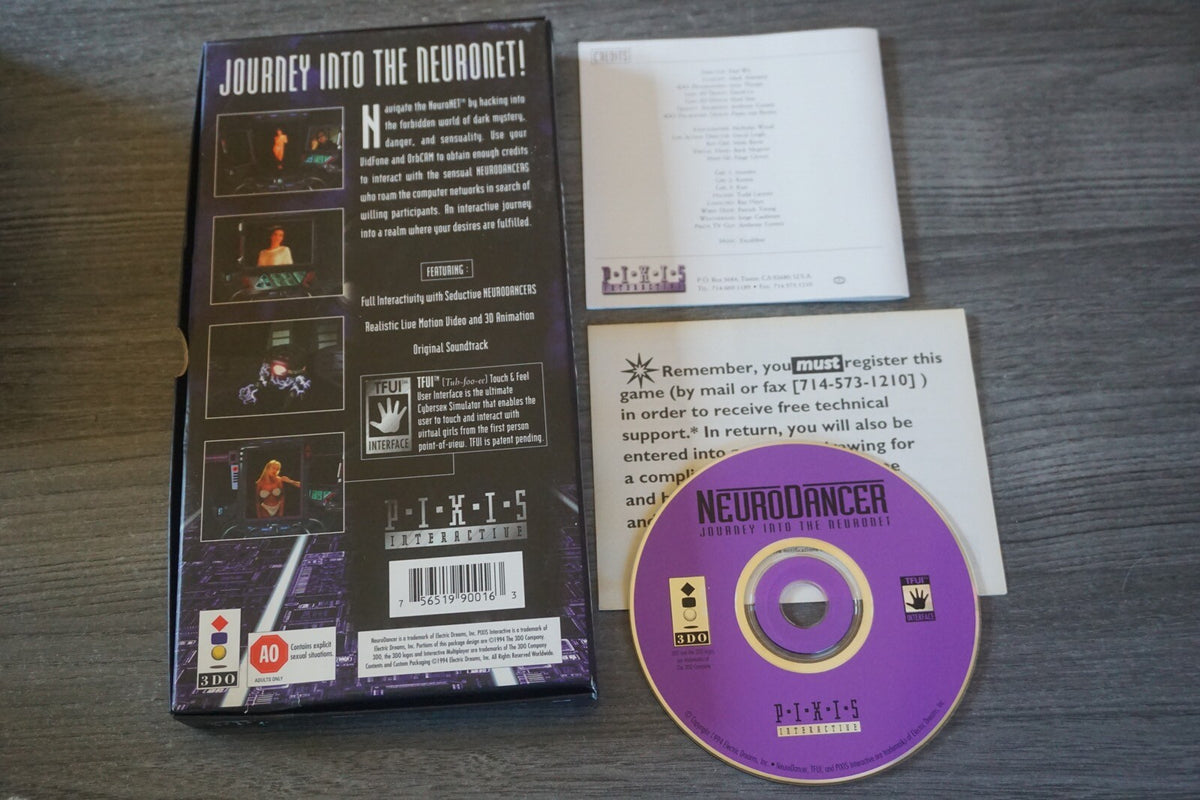 Neurodancer (Panasonic 3do) Complete in Box CIB