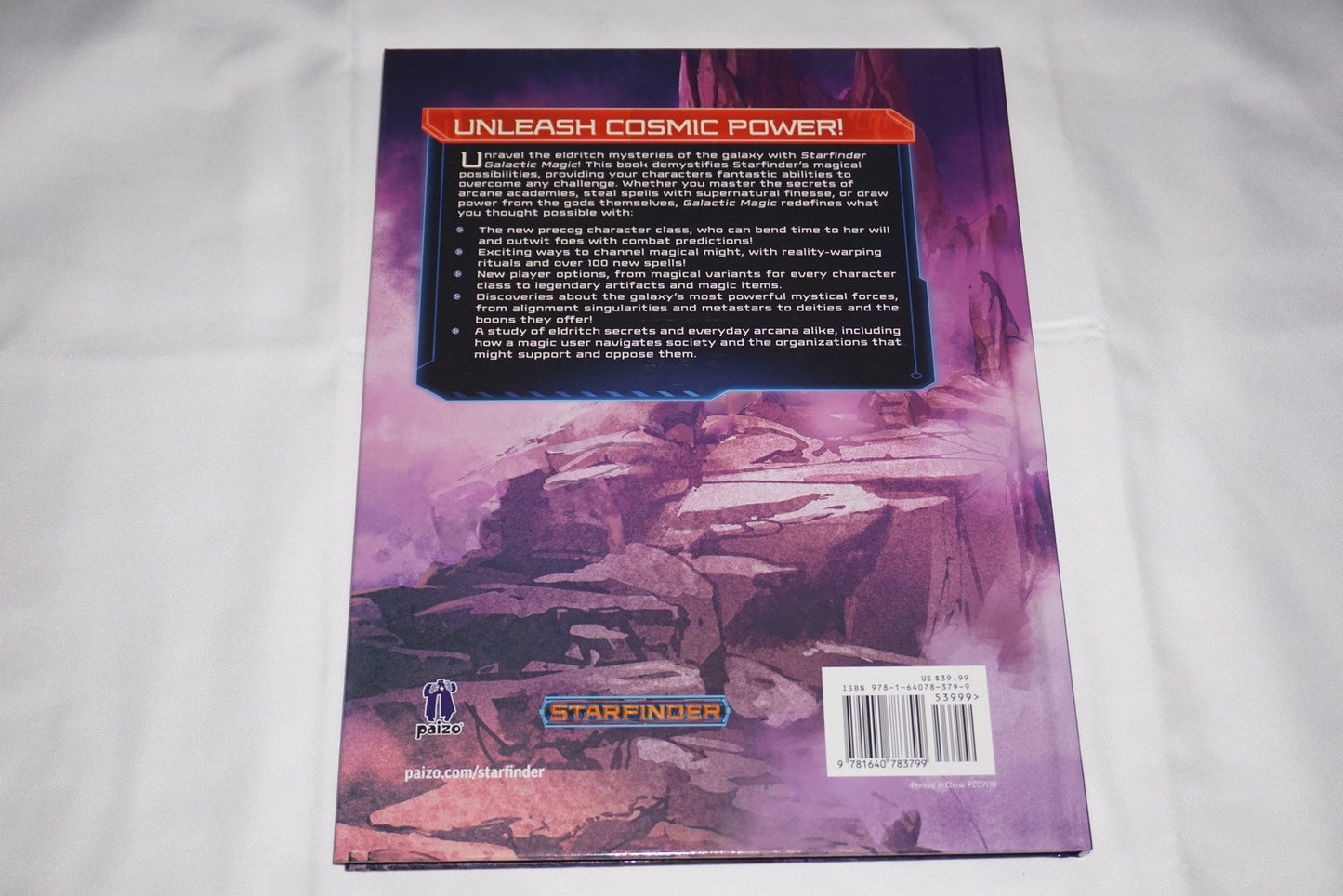 Galactic Magic Hardcover Book Starfinder NEW