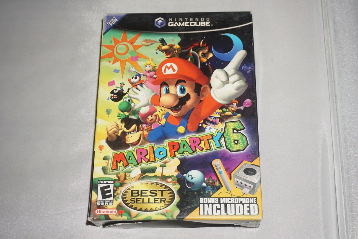 Mario Party 6 Bundle w/ Microphone (Nintendo Gamecube) NEW Sealed