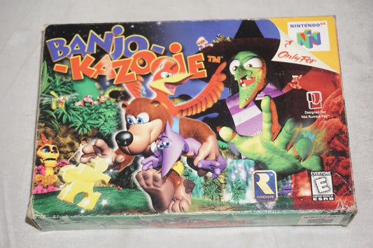 Banjo Kazooie (Nintendo 64 N64) Complete in Box CIB