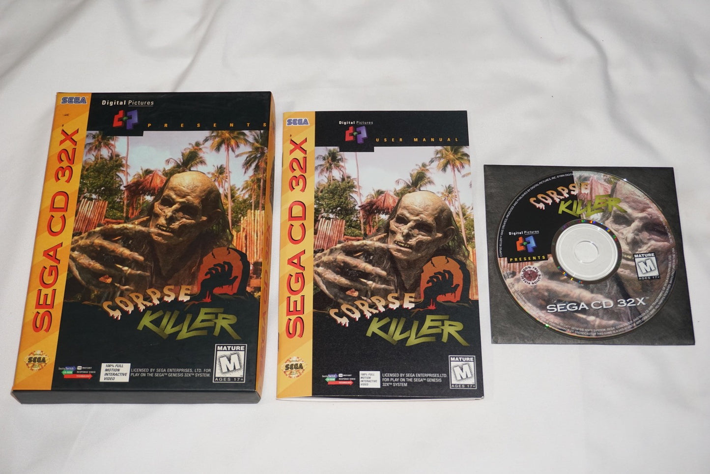 Corpse Killer (Sega CD 32x) Complete in Box CIB