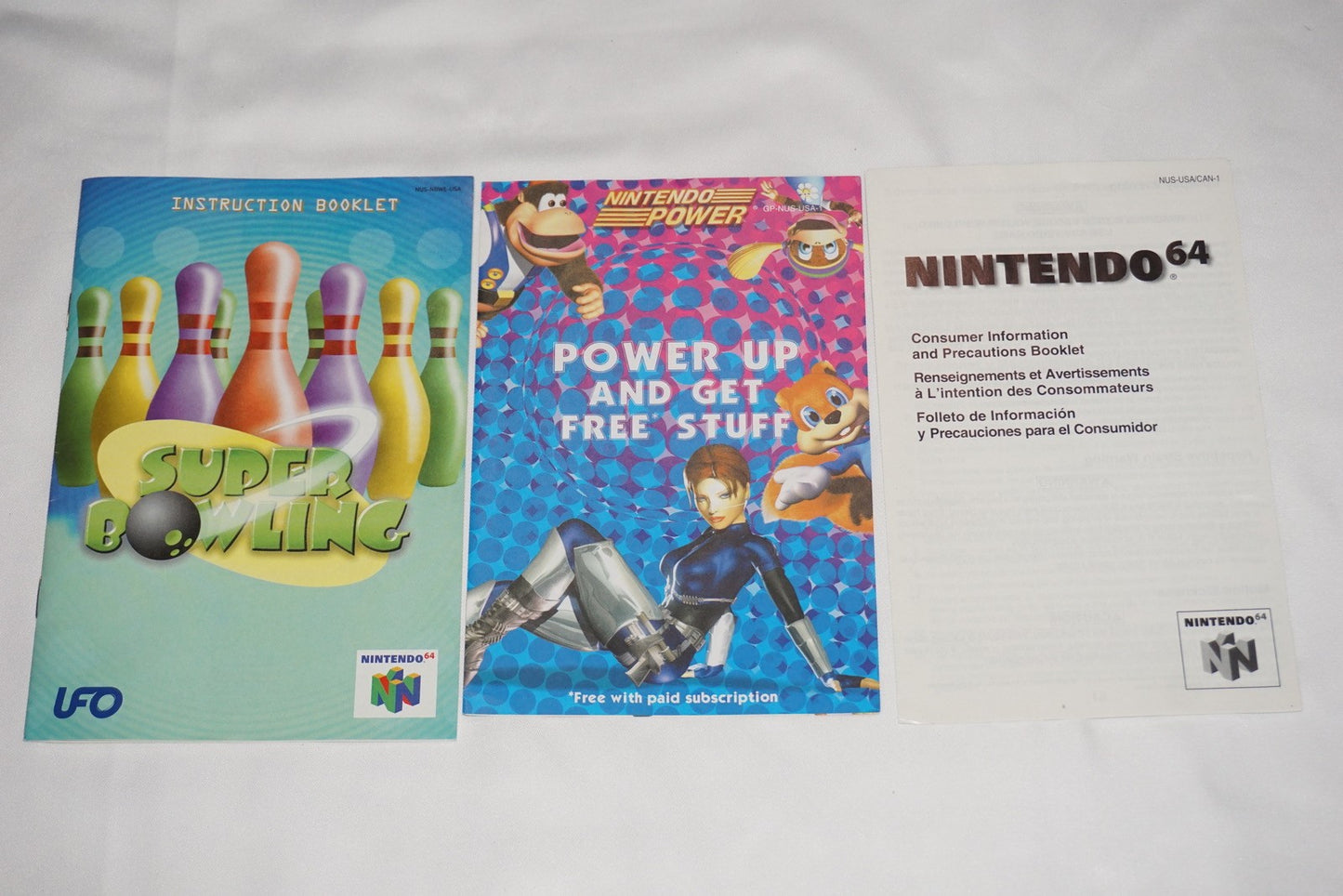 Super Bowling (Nintendo 64 N64) Complete in Box CIB Authentic