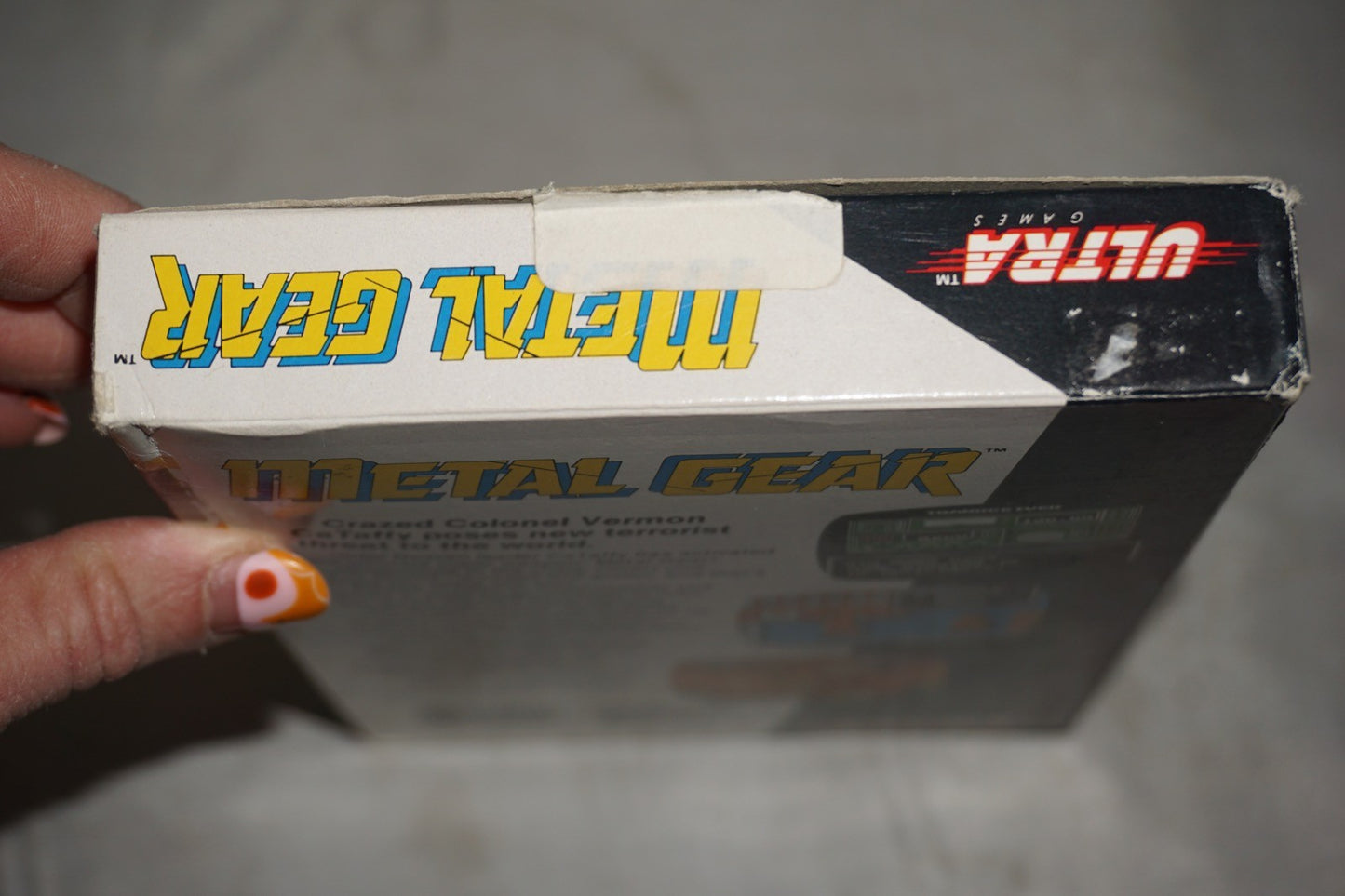 Metal Gear (Nintendo NES) Complete in Box w/ Chart CIB