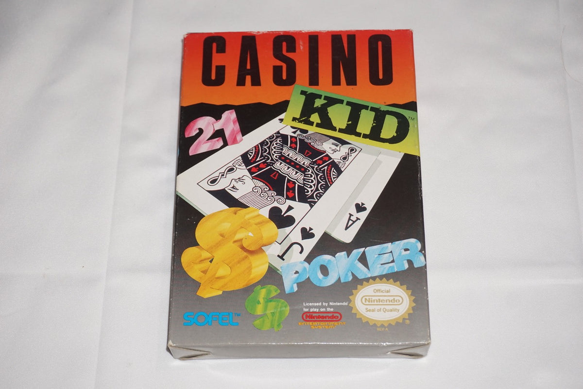 Casino Kid 1 (Nintendo NES) Complete in Box w/ Reg Card CIB