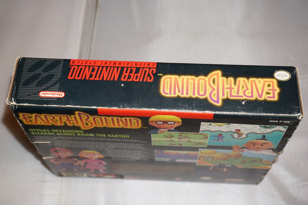 Earthbound (Super Nintendo SNES) Complete in Box CIB Guide Cards