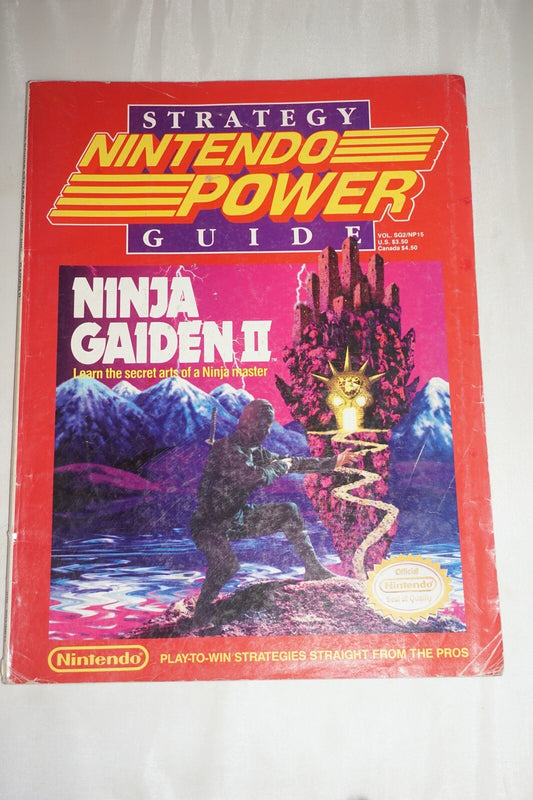 Sg2/Np15 Ninja Gaiden II 2 15 Nintendo Power Magazine #7 Poster