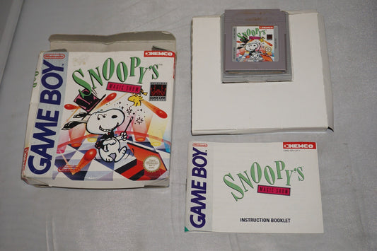 Snoopy's Magic Show (Gameboy GB Game Boy) Complete CIB Authentic