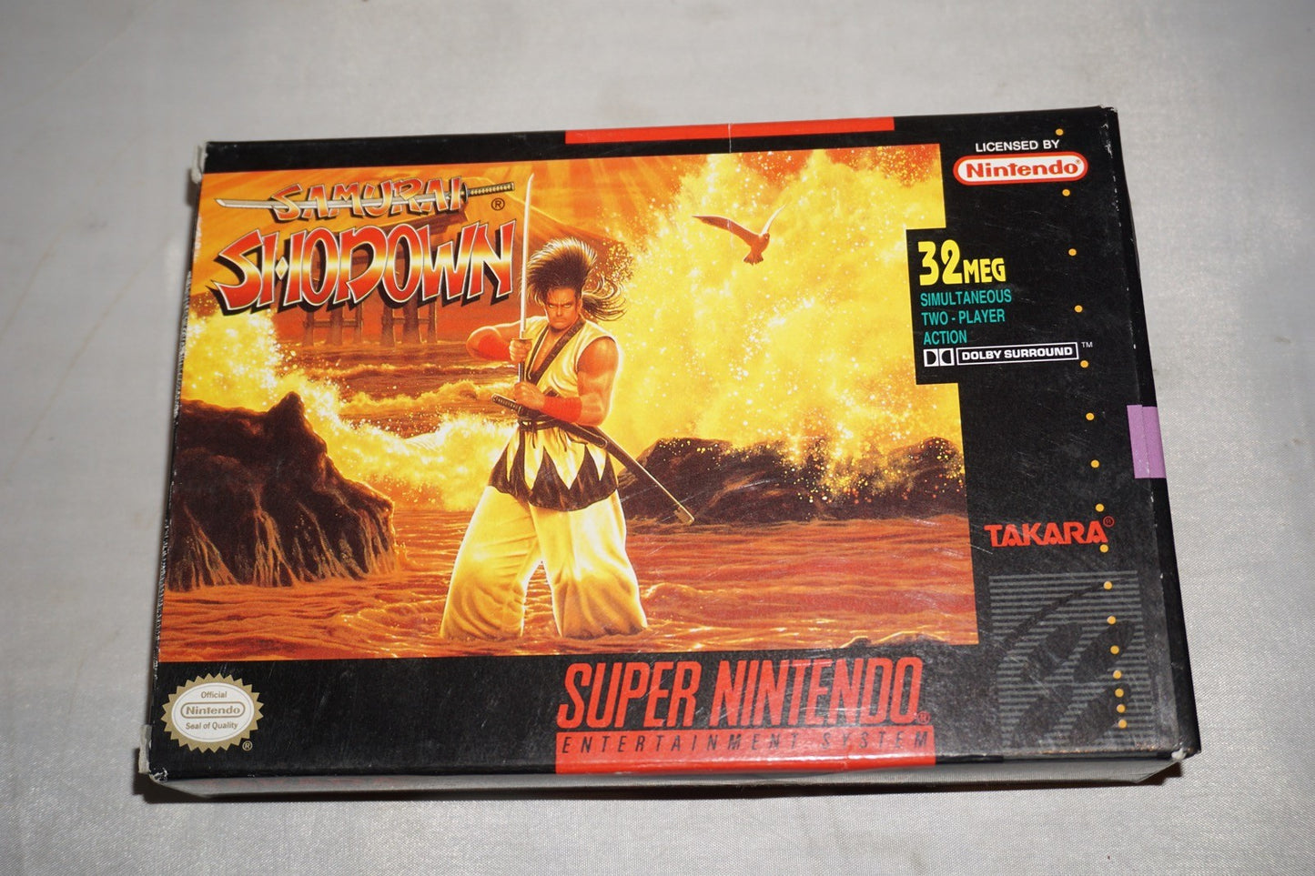 Samurai Shodown (Super Nintendo SNES) Complete in Box w/ Reg Card CIB