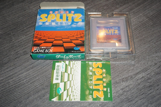 Splitz (Nintendo Game Boy) Complete In Box JAPAN Import CIB