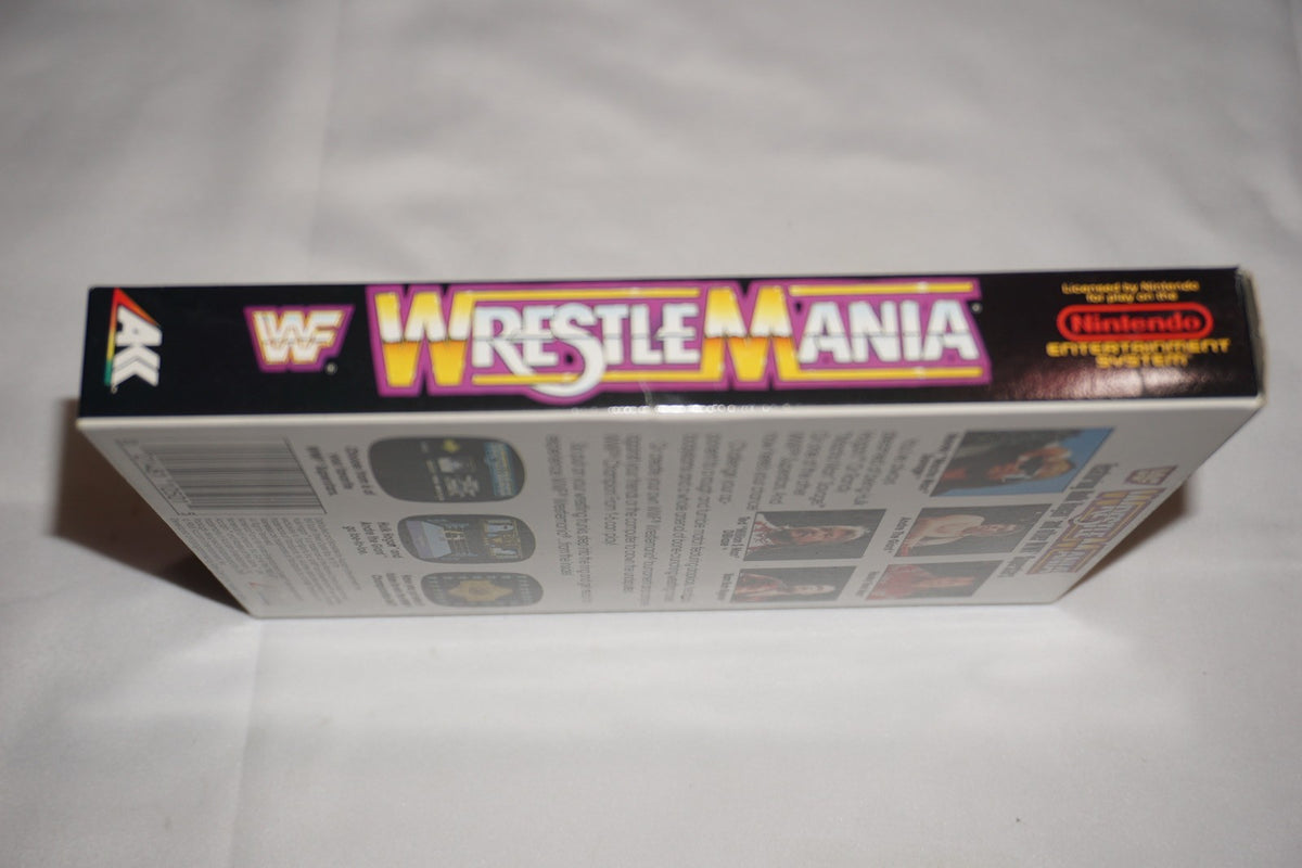 Wrestlemania WWF WWE (Nintendo NES) Complete in Box CIB